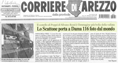 Corriere di Arezzo - 31 Agosto 2010 - Lo Scattone 2010