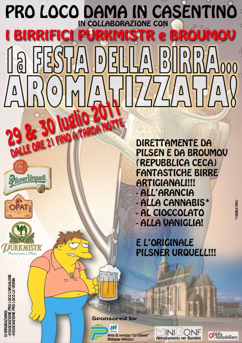 festa della birra aromatizzata a Dama