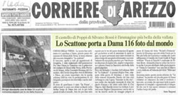 Corriere di Arezzo - 31 Agosto 2010 - Lo Scattone 2010