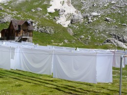 0702 Panni stesi - Dolomiti